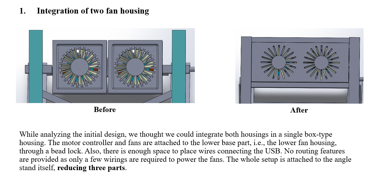 Novel Design of a Laptop Stand with Modular Cooling Pad - Image 1
